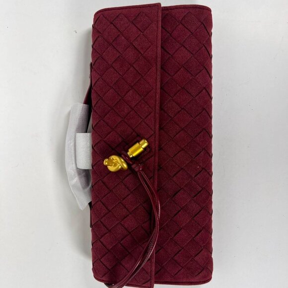 Verano Hill Riyadh Clutch Bag – Burgundy - Picture 2 of 5